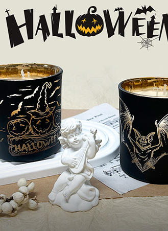 Halloween stearinlys
