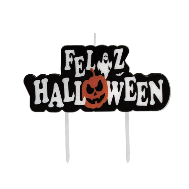 Halloween bogstavlys (blandet sprog)